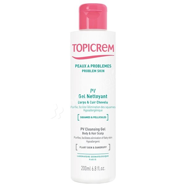 Topicrem PV Cleansing Gel Body & Hair Scalp